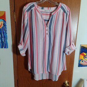 Kim Rogers Womens Long Sleeve Blouse